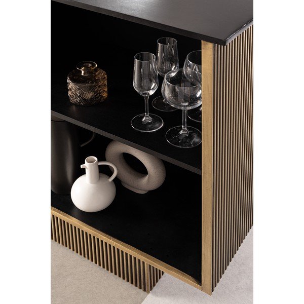 Iš mango medžio paviršiaus virtuvės sala 40x160 cm Virat – Bizzotto-image-3