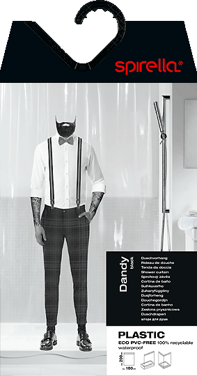Dušo užuolaida 180x200 cm Dandy – Spirella-image-4