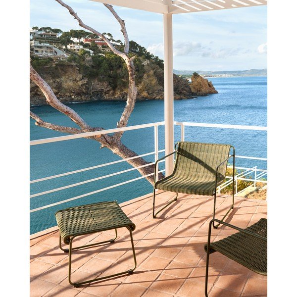 Žalios spalvos sodo kėdutė Maurina – Kave Home-image-1