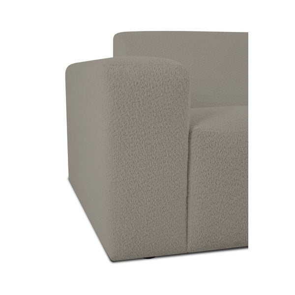 Iš boucle kampinė sofa šviesiai rudos spalvos (su dešiniuoju kampu) Roxy – Scandic-image-3