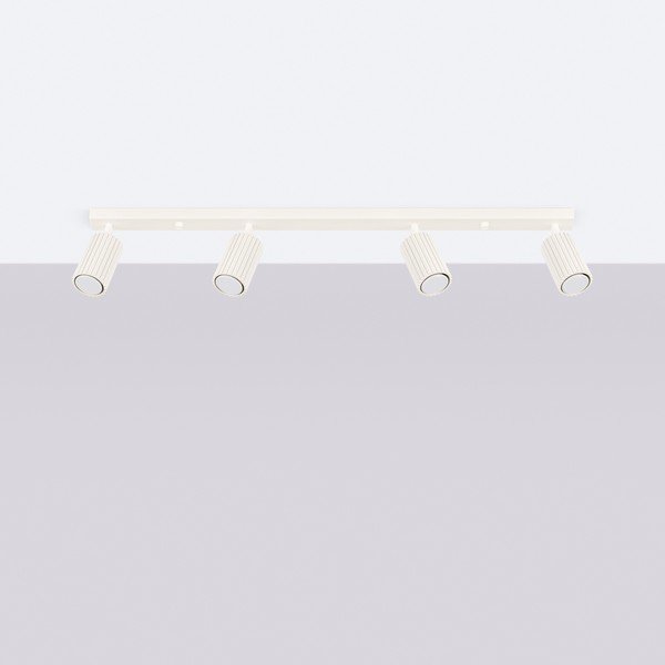 Kreminės spalvos taškinis šviestuvas 6,5x81 cm Gleam – Sollux-image-3