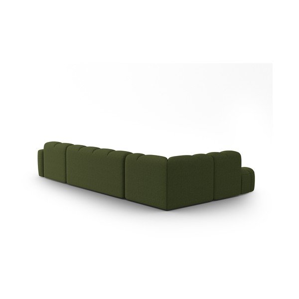 Kampinė sofa žalios spalvos Lisa – Micadoni Home-image-4