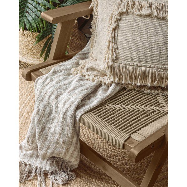 Natūralios spalvos medžio masyvo sodo krėslas Geralda – Kave Home-image-4