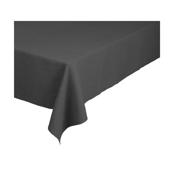 Tamsiai pilka lininė staltiesė Blomus, 160 x 300 cm