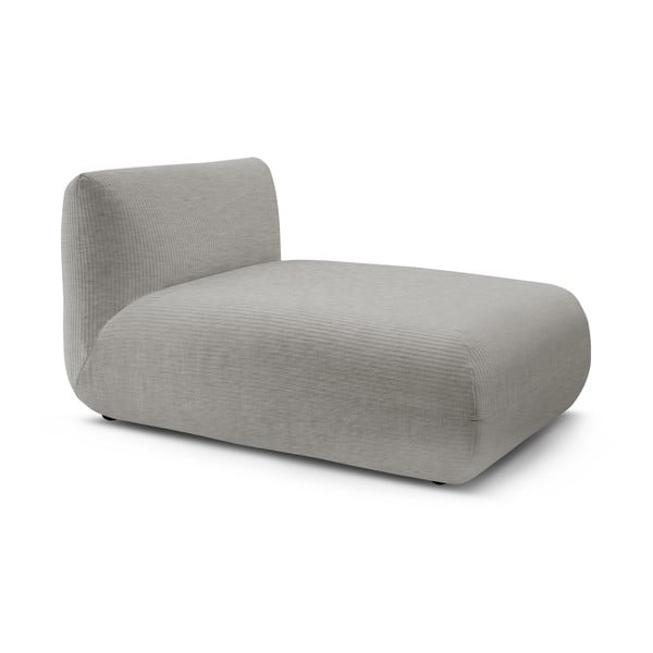 Smėlio spalvos velvetinės sofos modulis Lecomte - Bobochic Paris-image-3