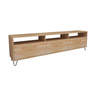 Natūralios spalvos pušies medienos TV staliukas 178x50 cm Holmes - Kalune Design