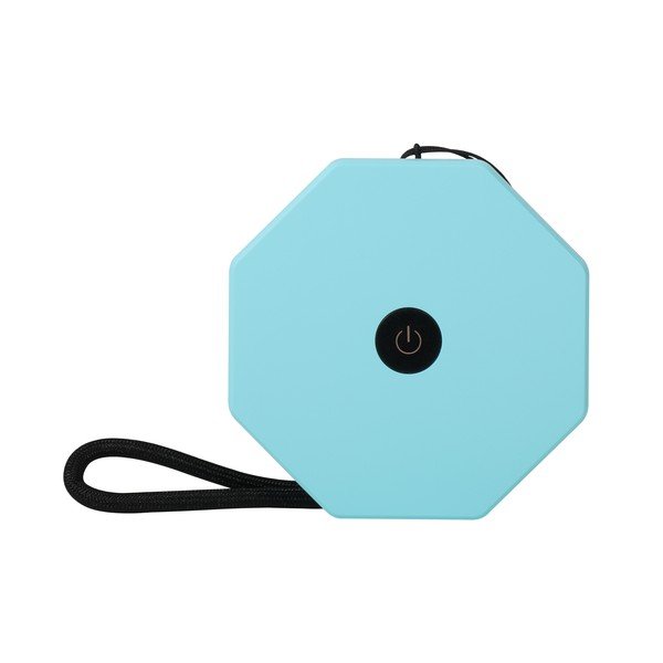 Baltos spalvos/turkio spalvos šviečianti dekoracija nešiojamas USB ø 8 cm Twist – Gingko