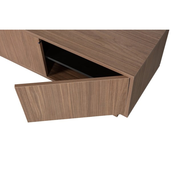 TV spintelė natūralios spalvos iš riešutmedžio 160x42 cm Seppe – WOOOD-image-4