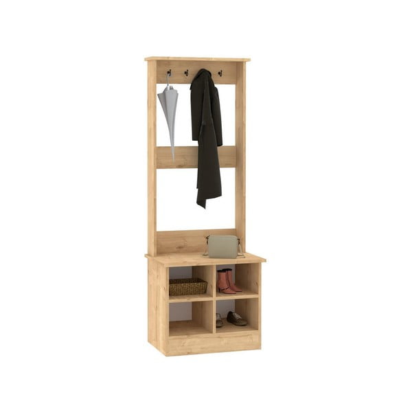 Natūralios spalvos prieškambario komplektas Fasitano - Kalune Design-image-2