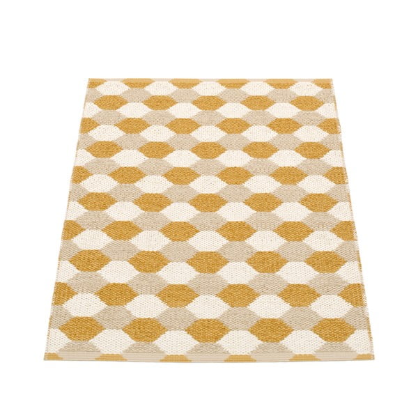 Ochros spalvos lauko ir vidaus kilimas 70x100 cm Dana Ochre – Pappelina