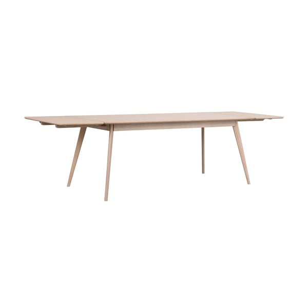 Ištraukiamas valgomojo stalas su ąžuolo medienos stalviršiu 190x90 cm Yumi - Rowico-image-4