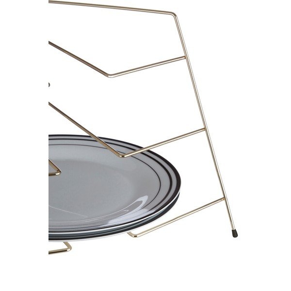 Auksinės spalvos iš metalo papildoma virtuvės lentyna 37x25 cm Rowan – Premier Housewares-image-3