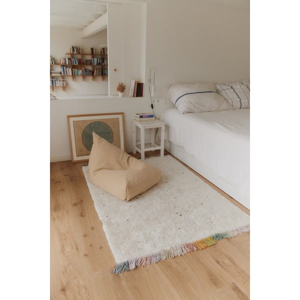 Šviesiai geltonos spalvos vaikiškas sėdmaišis Cleo Light Honey – Lorena Canals-image-1