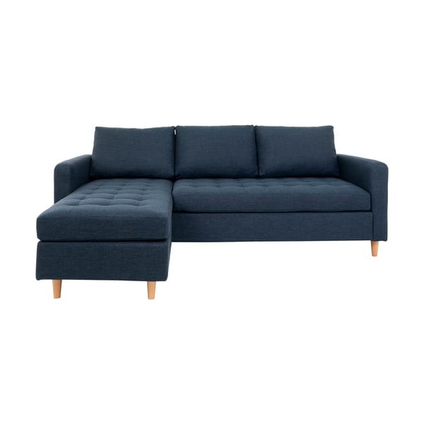 Tamsiai mėlyna modulinė kampinė sofa House Nordic Firenze