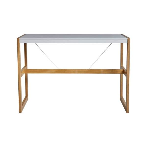 Baltas valgomojo stalas "Marckeric Square", 140 x 104 cm