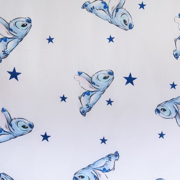 Mėtų spalvos iš medvilnės viengulė vaikiška patalynė 140x200 cm Lilo & Stitch "Buddies" – Jerry Fabrics-image-4