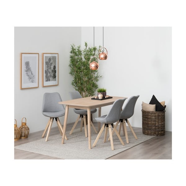 Valgomojo stalas su ąžuolo pagrindu Actona Nagano, 150 x 80 cm-image-1