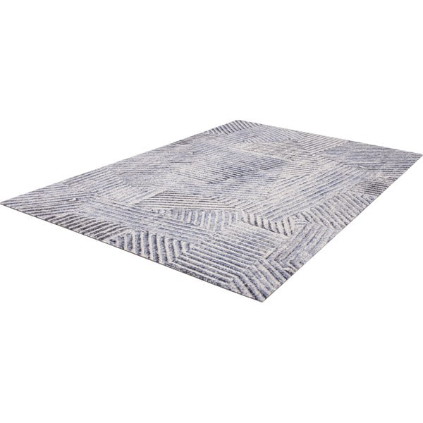 Kilimas iš vilnos šviesiai mėlynos spalvos 160x240 cm Strokes – Agnella-image-4