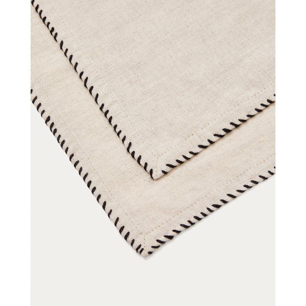 Iš tekstilės padėkliukai 2 vnt. 30x50 cm Sanpola – Kave Home-image-1