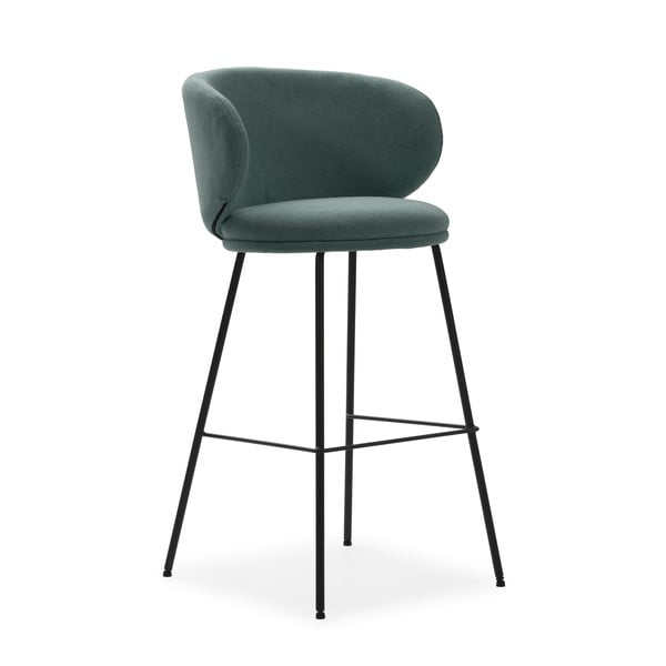 Baro taburėtės žalios spalvos 2 vnt. (sėdynės aukštis 65 cm) Rush – Marckeric