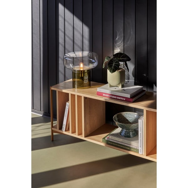 Žalias stiklinis stalinis šviestuvas Crave - Hübsch-image-1