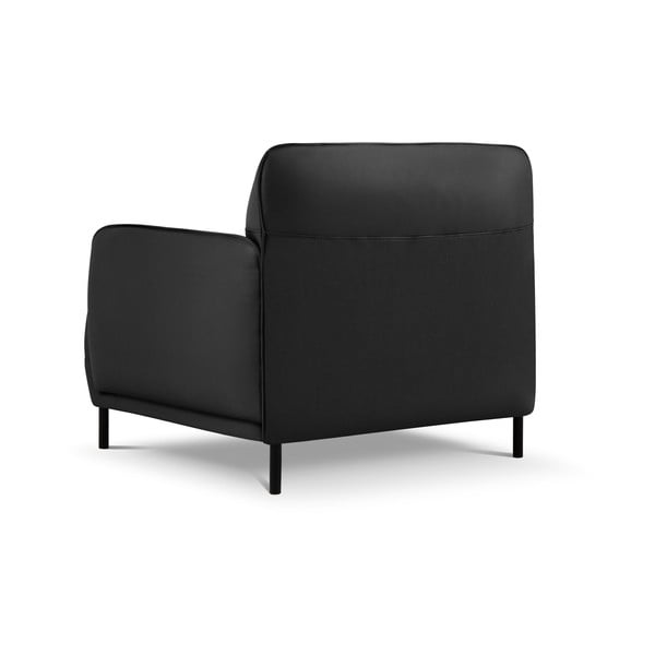 Tamsiai pilkas odinis krėslas Windsor & Co Sofas Neso-image-2