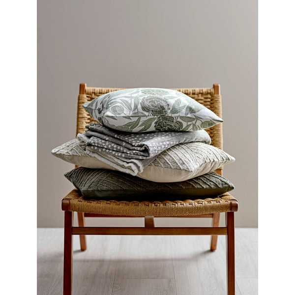 Pilkas medvilninis pledas Södahl Maja, 130 x 170 cm-image-2