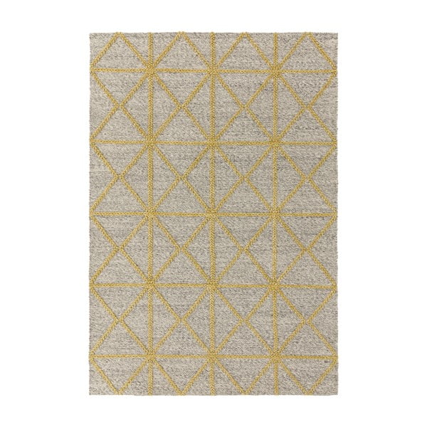 Smėlio ir geltonos spalvos kilimas Asiatic Carpets Prism, 160 x 230 cm