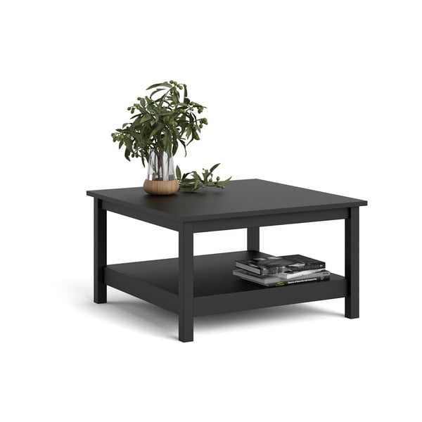 Juodas kavos staliukas 81x81 cm Madrid - Tvilum-image-4