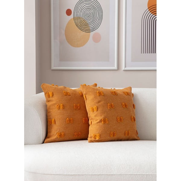 Dekoratyviniai pagalvių užvalkalai 2 vnt. 43x43 cm Tuffet – Mioli Decor-image-1