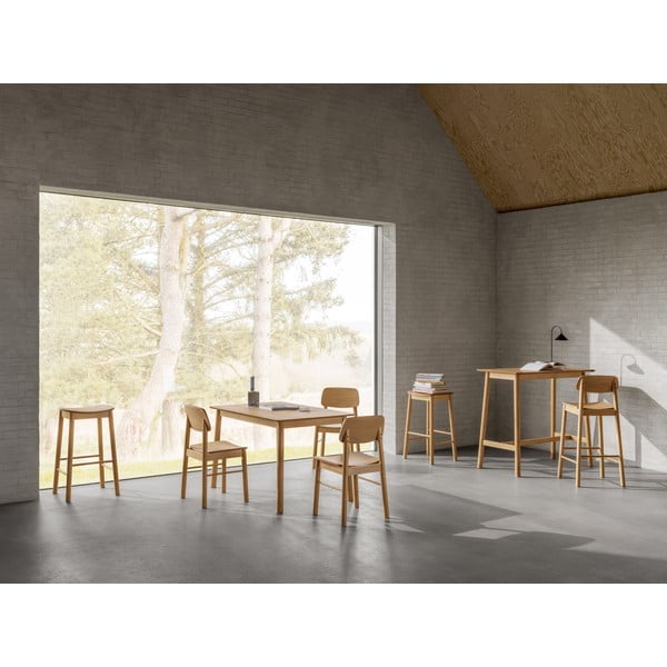 Baro taburetė natūralios spalvos (sėdynės aukštis 74 cm) Barlow – Actona-image-2