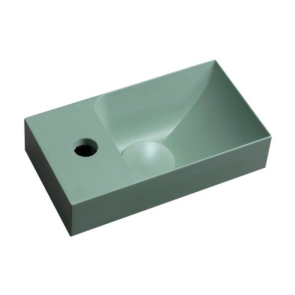 Iš betono maža kriauklė mėtų spalvos 31x17 cm Piccolino – Sapho