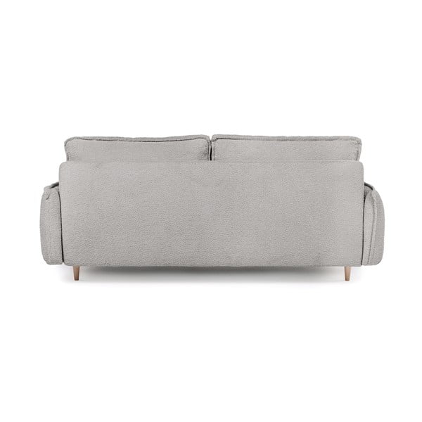 Sulankstoma sofa pilkos spalvos iš boucle 215 cm Patti – Bonami Selection-image-3