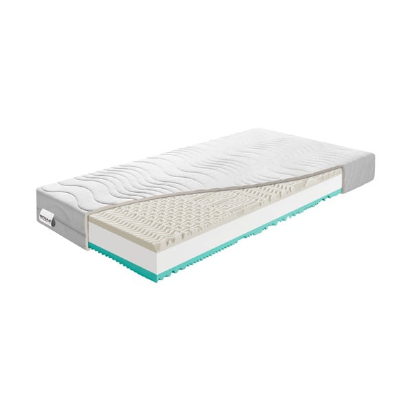 Kietas/vidutinio kietumo putų apverčiamas čiužinys 120x200 cm Visco Comfort – BENAB-image-2