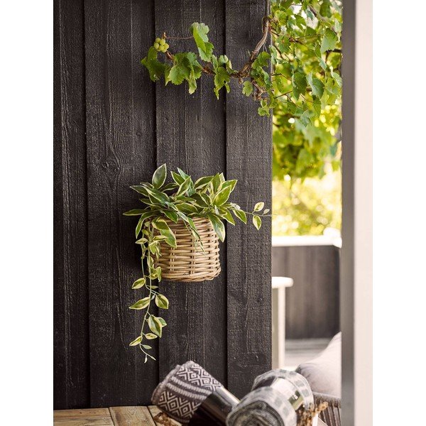 Iš rotango gėlių vazono dangtelis žolelėms/pakabinamas ir sieninis Keli – House Nordic-image-1