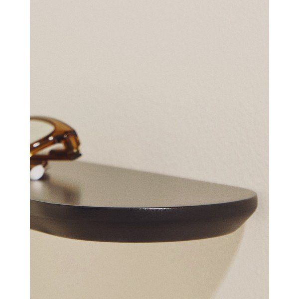 Juodos spalvos sieninės lentynos 2 vnt. 55 cm Arely – Kave Home-image-2