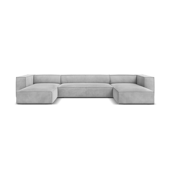 Šviesiai pilka kampinė sofa (U formos) Madame - Windsor & Co Sofas