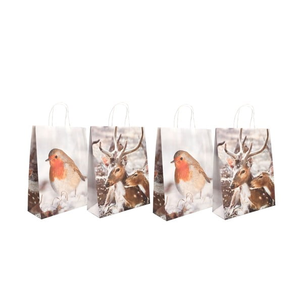 4 popierinių dovanų maišelių rinkinys Esschert Design