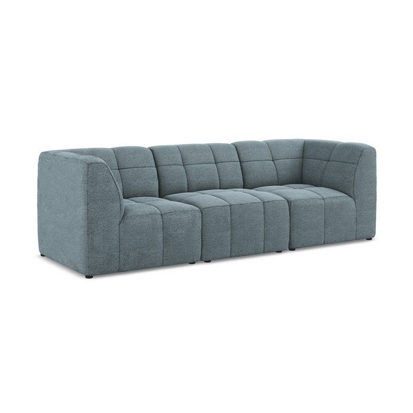 Mėlynos spalvos sofa iš boucle 255 cm Aloha – Makamii