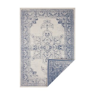 Mėlynos ir kreminės spalvos dvipusis lauko kilimas NORTHRUGS Borbon, 160 x 230 cm