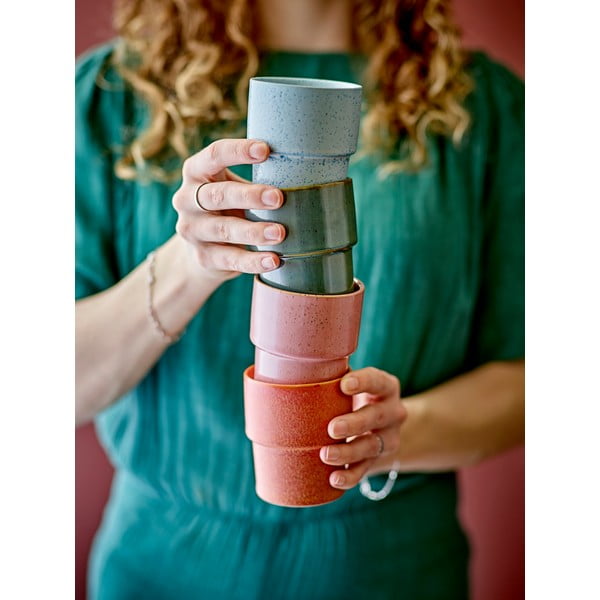 Iš akmens masės puodeliai 4 vnt. espreso 150 ml Ewan – Bloomingville-image-1