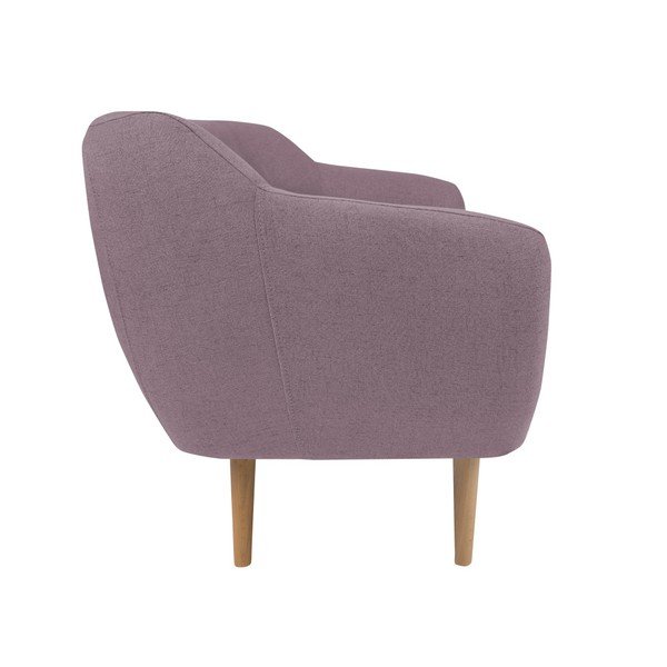 Rožinė dvivietė sofa su šviesiomis kojelėmis Mazzini Sofas Sicile-image-2