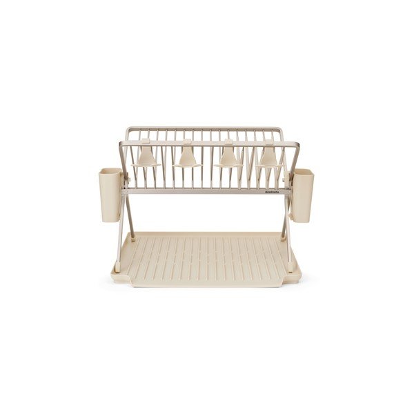 Smėlio spalvos iš metalo dviejų aukštų kiaurasamtis 42x51 cm – Brabantia-image-4