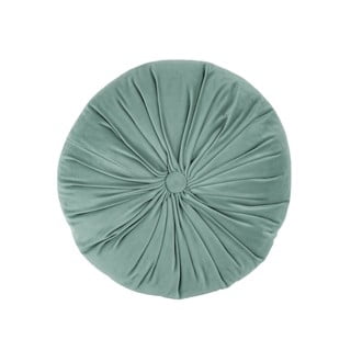 Žalia aksominė dekoratyvinė pagalvėlė Tiseco Home Studio Velvet, ø 38 cm