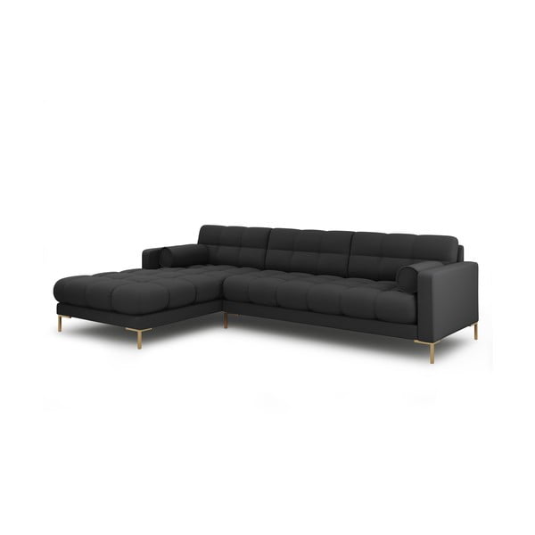 Kampinė sofa tamsiai pilkos spalvos (su kairiuoju kampu) Bali – Cosmopolitan Design-image-3