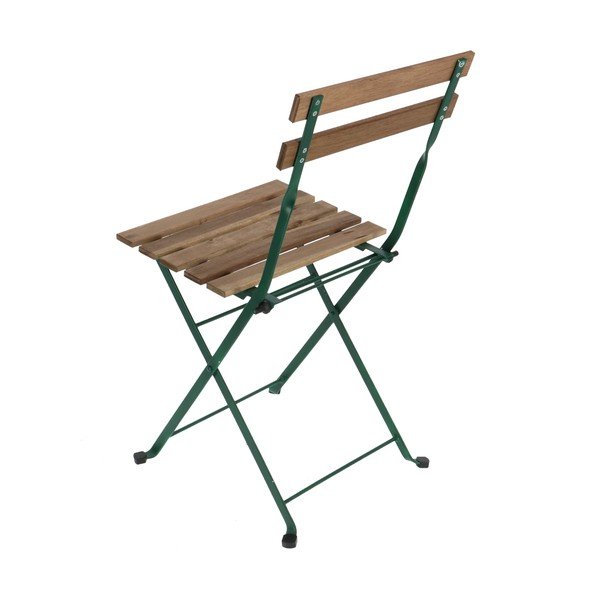 Žalia ir smėlio spalvos metalinė sodo kėdė - Esschert Design-image-4