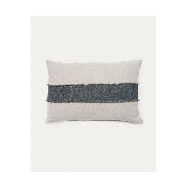 Iš lino dekoratyvinis pagalvės užvalkalas 60x40 cm Daf – Kave Home-image-3