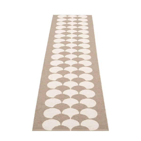 Smėlio spalvos/kreminės spalvos lauko kilimas 70x250 cm Poppy Potato – Pappelina