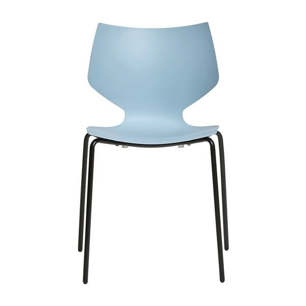 4 mėlynos spalvos valgomojo kėdžių rinkinys "Marckeric Irta
