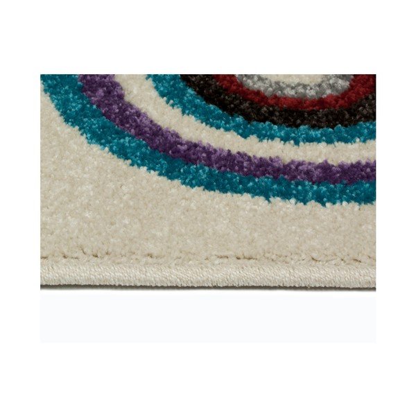 Baltas kilimas "Universal Boras Circles", 57 x 110 cm-image-1